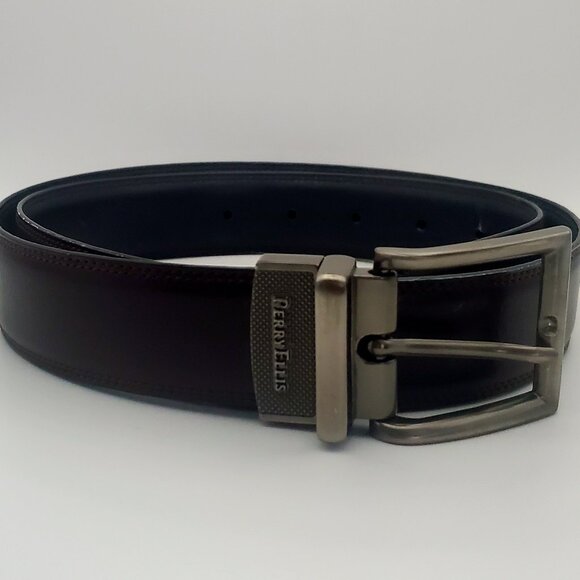 Perry Ellis Reversible Belt Brown on Right Side | Black on Reverse side Office - Picture 1 of 10
